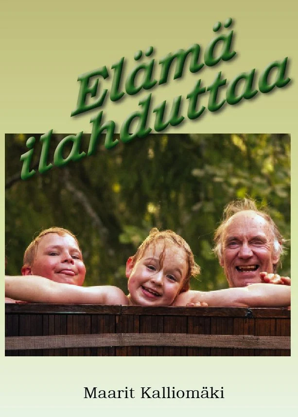 Elämä ilahduttaa -runokirjan kansi
